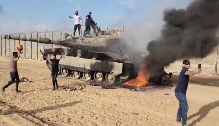 İsrail tankının imha edildiği ve içindeki askerlerin esir alındığı öne sürüldü