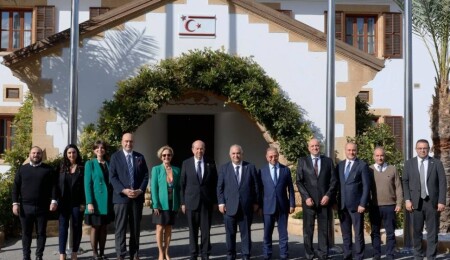 Cumhurbaşkanı Tatar, 15 Kasım Kıbrıs Üniversitesi Mütevelli Heyeti'ni kabul etti