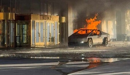 Tesla Cybertruck explodes Outside Trump Las Vegas Hotel, Killing Driver