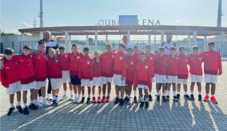 U12 Milli Futbol Takımı, Azerbaycan’daki futbol atmosferini deneyimledi