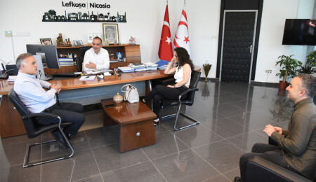 Tabipler Birliği, Lefkoşa Türk Belediyesi’ni ziyaret etti