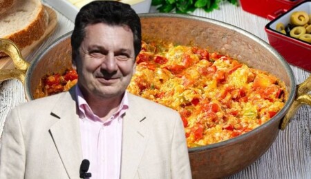 Vedat Milor Menemen tartışmalarına bir yenisi ekledi: Menemenin üstüne beyaz peynir ufalanır mı ufalanmaz mı?