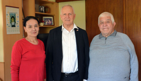 Zorlu Töre, eski Meclis Başkanı Bozkurt’u ziyaret etti