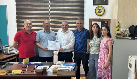 Fenerbahçeliler Derneği’nden Lefkoşa Özel Eğitim ve İş Eğitim Okulu’na destek