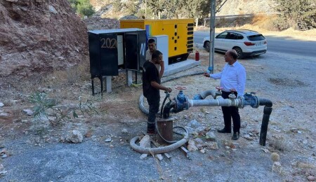 Yeni jeneratörler ile elektrik kesintileri nedeniyle yaşanan su sıkıntılarına çözüm