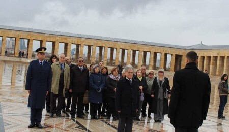 Kıbrıs Türk Kültür Derneği, Anıtkabir’i ziyaret etti