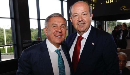 Cumhurbaşkanı Tatar, Tataristan Cumhuriyeti Devlet Başkanı ile görüştü