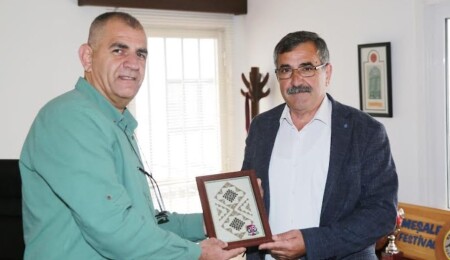 Taşkenti Geliştirme ve Güzelleştirme Derneği ilk ziyaretini Yüksel Çelebi’ye yaptı