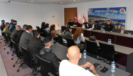 Girne Belediyesi Kent Güvenliği Birimi’ne yeni personel