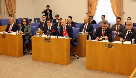 Meclis heyeti TBMM Plan ve Bütçe Komisyonu ile görüştü