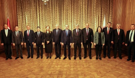 Meclis heyeti TBMM Başkan Vekili Adan ile bir araya geldi