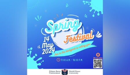 Dünya Barış Üniversitesi’nin ilk Bahar Festivali 14 Mayıs'ta gerçekleştirilecek