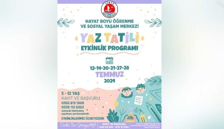 Girne Belediyesi'nin çocuklar için yaz tatili etkinlik programları başlıyor