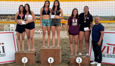Çamlık Spor Kulübü’nün organize ettiği plaj voleybolu müsabakaları sona erdi