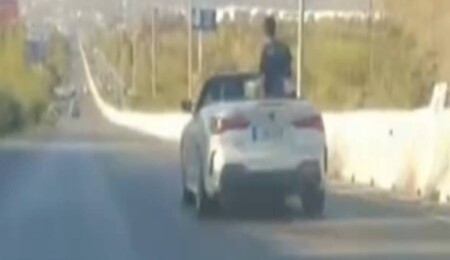 Lefkoşa-Girne ana yolunda tehlikeli sürüş yaptı: 22 bin TL'lik cezaya çarptırıldı