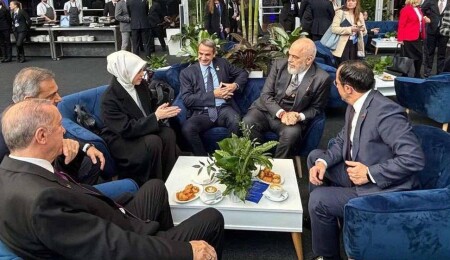 Budapeşte’de tarihi buluşma: Erdoğan ile Hristodulidis görüştü