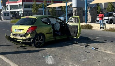 Lefkoşa-Güzelyurt anayolundaki kazada dört kişi yaralandı
