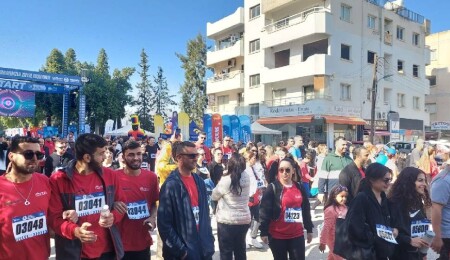 12’nci Ülker Lefkoşa Maratonu halk koşusu başladı