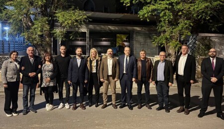 Siriza, WFTU üyesi Kıbrıs Türk sendikalarıyla görüştü