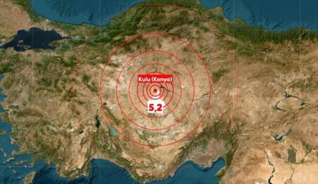 Konya'da 5,2 büyüklüğünde deprem meydana geldi