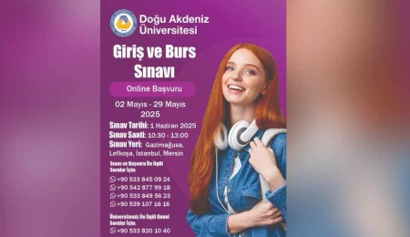 DAÜ Giriş ve Burs Sınavı'na başvurular devam ediyor
