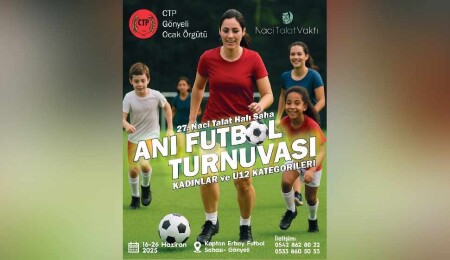 27. Naci Talat Halı Saha Futbol Anı Turnuvası 16 Haziran’da başlıyor