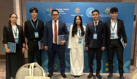 KKTC Özbekistan’daki Gençlik Forumu’nda temsil edildi