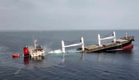 Ten Rescued After Deadly Houthi Ship Sinking off Yemen