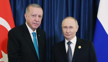 Türkiye Cumhurbaşkanı Erdoğan, Çin'de Putin ile görüştü