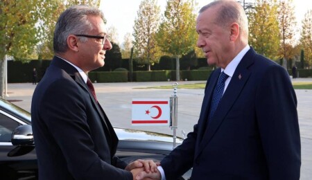 Rum basını: Erdoğan, Erhürman'a Kıbrıs'ta iki devletin "İş Birliği Konseyi" modelini sundu