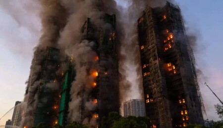 Hong Kong'u sarsan yangında 65 ölü, 279 kayıp var