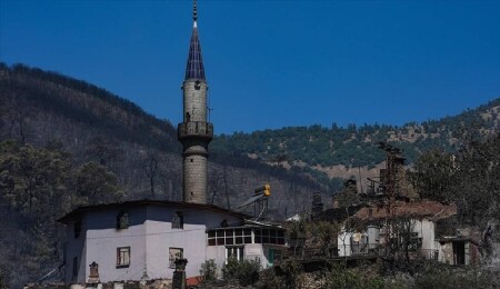 İzmir Ödemiş'teki orman yangını 40 haneli mahalleyi "hayalet köy"e dönüştürdü