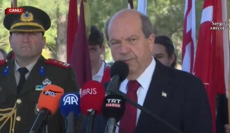 Ersin Tatar: Denktaş'ın "Egemenlikten ve devletten vazgeçmeyin" vasiyetini uluslararası camia ile paylaştık