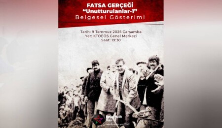 Bağımsızlık Yolu, “Fatsa Gerçeği” belgeselinin gösterimini gerçekleştiriyor