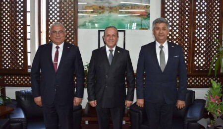 Ataoğlu, Karaca ve Balaban'ı kabul etti