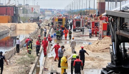 İran'daki liman patlamasının nedeni bir forkliftten çıkan kıvılcım