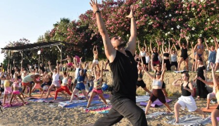 Girne’de ‘Herkes için Yoga’ etkinliği düzenlendi