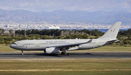 Ağrotur’dan havalanan Voyager nakliye uçağı Beyrut’a gitti