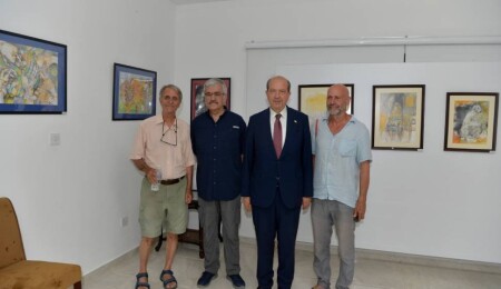 Ersin Tatar, “DASEIN” isimli sanat sergisinin açılışına katıldı