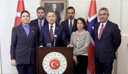 Fuat Oktay, Norveç’te konuştu: Kıbrıs Türklerinin sıkıntıları üst düzeyde