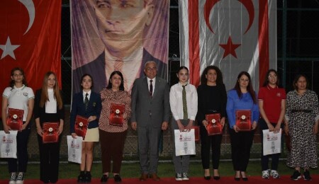 Sivil Savunma Teşkilatı başarılı öğrencilere ödüllerini dağıttı