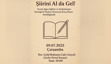 “Şiirini Al da Gel” etkinliği düzenleniyor