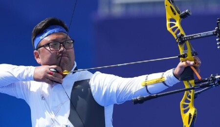 Olimpiyat Oyunları'nda okçulukta klasik yay bireyselde Güney Koreli Woojin Kim, altın madalya kazandı