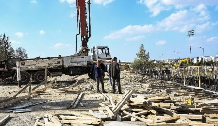 Alayköy Spor Tesisi’nde çalışmalar adım adım ilerliyor