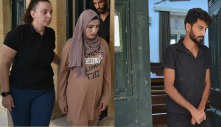 Yabancı çift, çocuklarıyla kaçak giriş yaptı