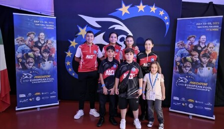 Bilardo Genç Milli Takımı Slovenya’da mücadele ediyor