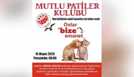 Mutlu Patiler Kulübü’nden anlamlı etkinlik: Onlar bize emanet