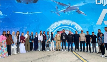Hataylı depremzede öğrenciler TEKNOFEST KKTC'ye katıldı