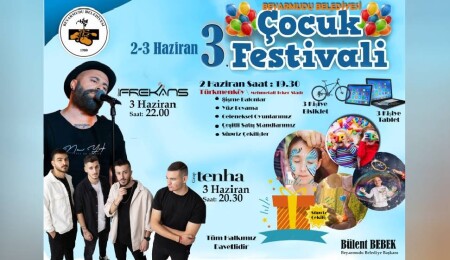 Beyarmudu Belediyesi 3. Uluslararası Çocuk Festivali bu akşam başlıyor