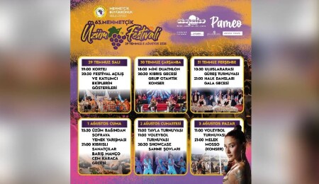 63. Mehmetçik Üzüm Festivali yarın başlıyor